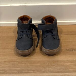 Navy Blue Cat & Jack boots. Size 9